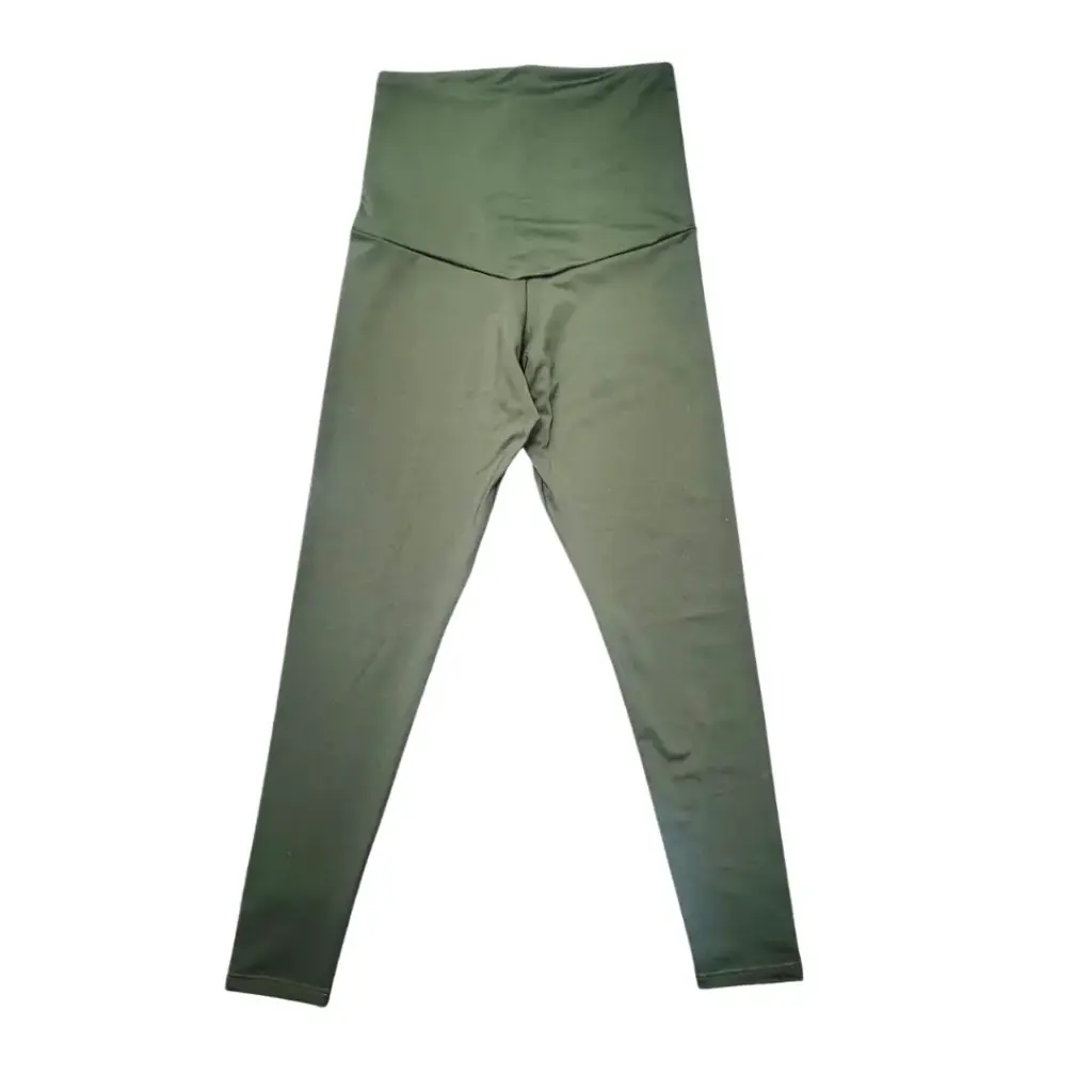 Leggins Verde de maternidad- Talla única    