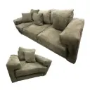 Juego de Living - Sofá y Sillón Verde