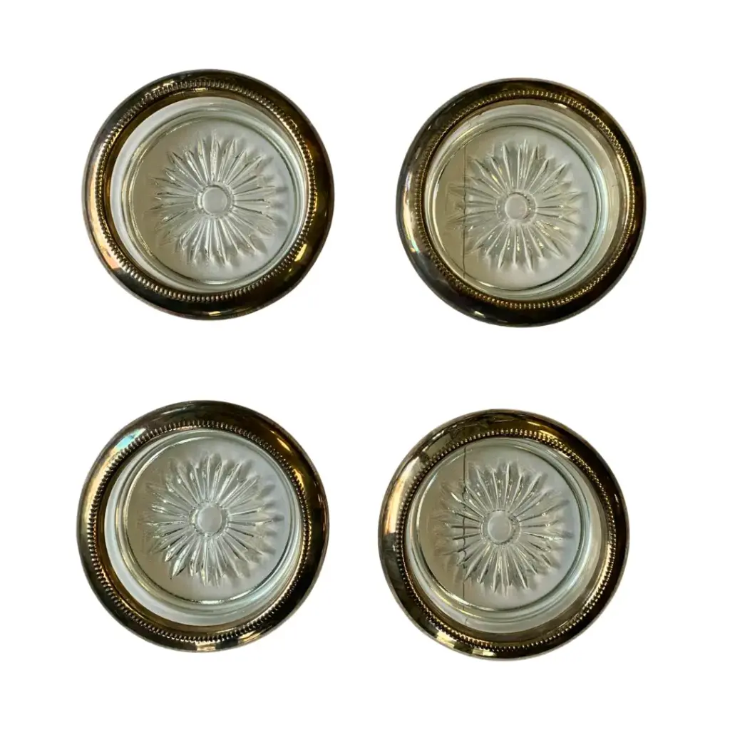 Portavasos de plata 