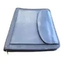 Portafolio organizador de cuero negro Five stars (3anillos)