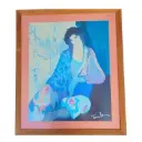 Cuadro abstracto MUJER (Litografía)