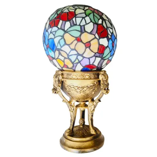 [246810.23] Lámpara de vitral estilo Tiffany's