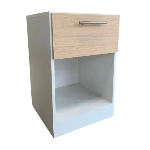 [5812791.1] 2 Mesas de noche de melamina (41cm x 51cm x 42cm)