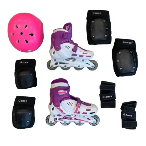 [2468087] Patines de competencia y equipo de protección