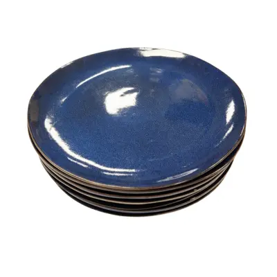 [4298390.51] 7 Platillos de Cerámica Azules