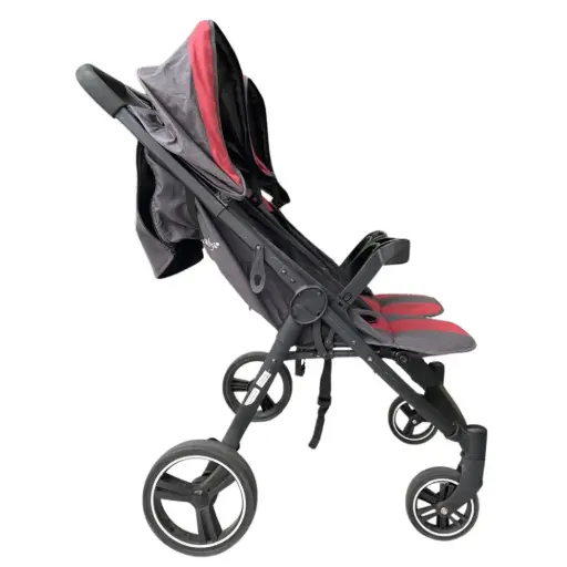 [4267893.6] Carrito Doble para infante tipo paraguas