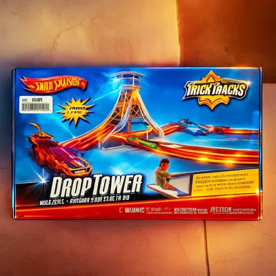 [2289954.33] Pista Drop Tower Trick Tracks de Hot Wheels