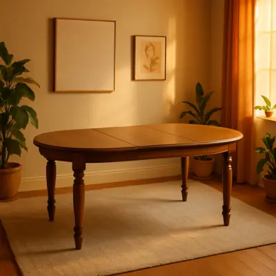 [2450902] Mesa de madera expandible