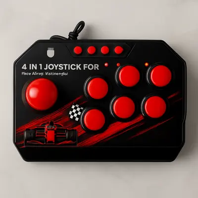 [6094001.4] Joystick Arcade 4 en 1 (tipo arcade stick), nuevo, completo y funcional (6094001.225)