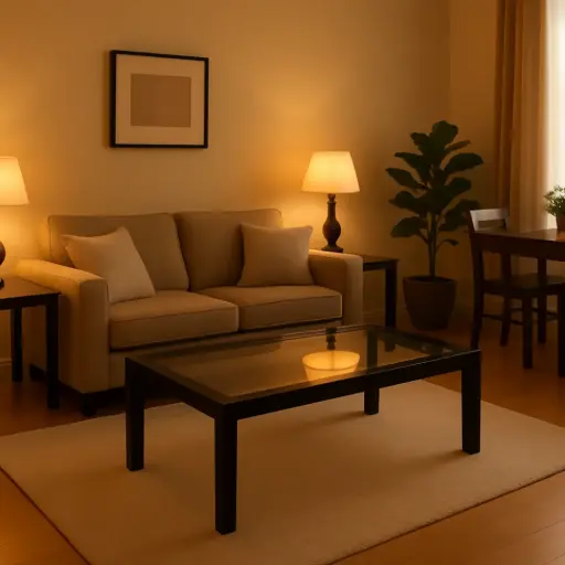 [2892590.40] Juego de mesas, mesa rectangular central con vidrio y dos auxiliares con vidrio