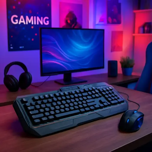 [2289954.68] Teclado y Mouse Alámbrico Retroiluminación de RadioShack modelo 2604712 (2289954.100)