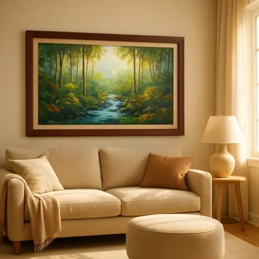 [2717028] Cuadro de Pared paisaje tropical estilo Tríptico (2717028.350)
