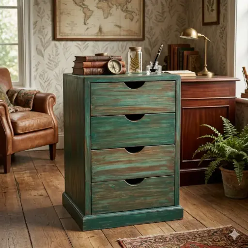 [666147.6] Cajonera Rústica color verde (666147.254)