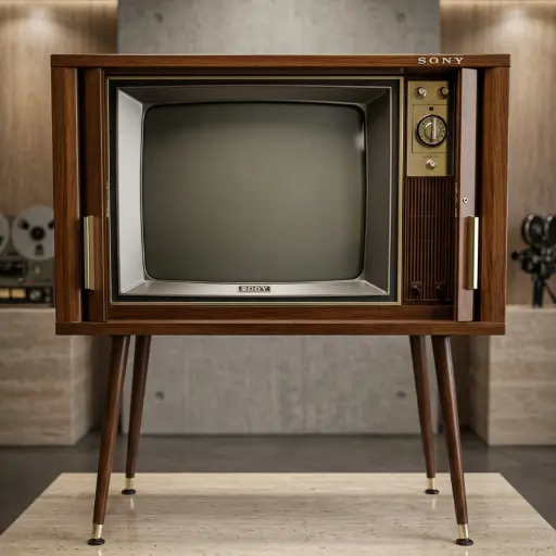 [2289954.70] Televisor VintageSony Trinitron tipo consola de finales de los años 70. (2289954.1800)