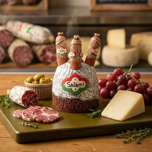 [2892590.23] Mini Porta-Piqueos Salami (2892590.23)