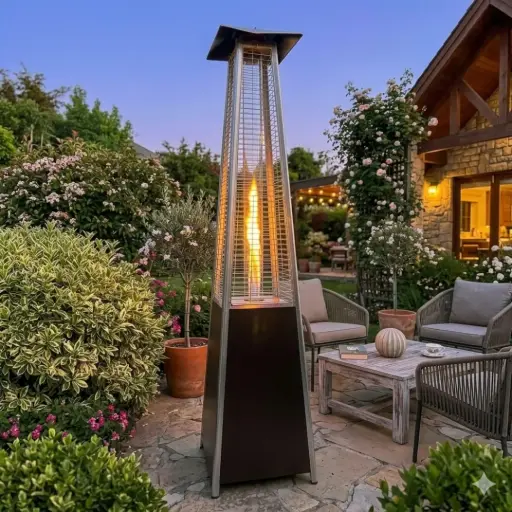 [3392507.1400] Estufa piramidal de exteriores con garrafa incluida (3392507.1020)