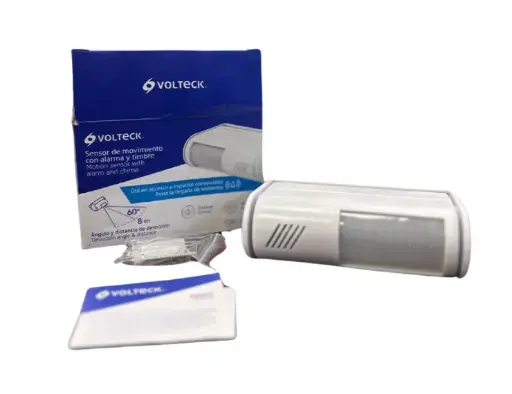[20032565-1] Sensor de movimiento con alarma y timbre - Volteck