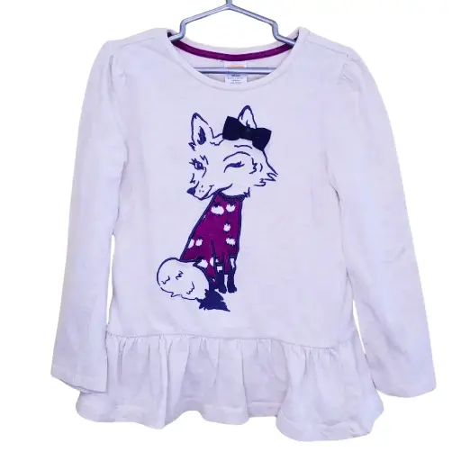 [23032535,75] Polera manga Larga para niña / T6 - Gymboree