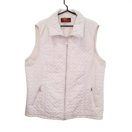 [25032545,5-3] Chaleco de mujer blanco/Talla XL - Tmill 