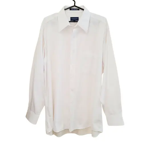 [25032561,75] Camisa blanca/Talla L - Oscar de la Renta