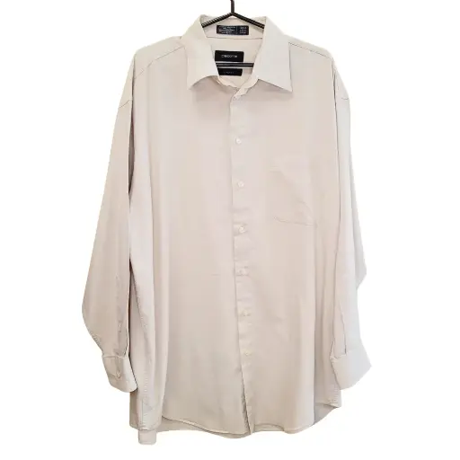 [25032561,75-5] Camisa blanca/Talla L - Claiborne