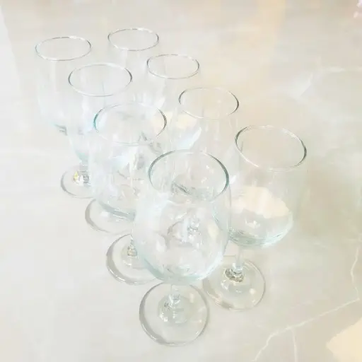 [1234567.5] Juego de 8 copas para vino 350 ml.