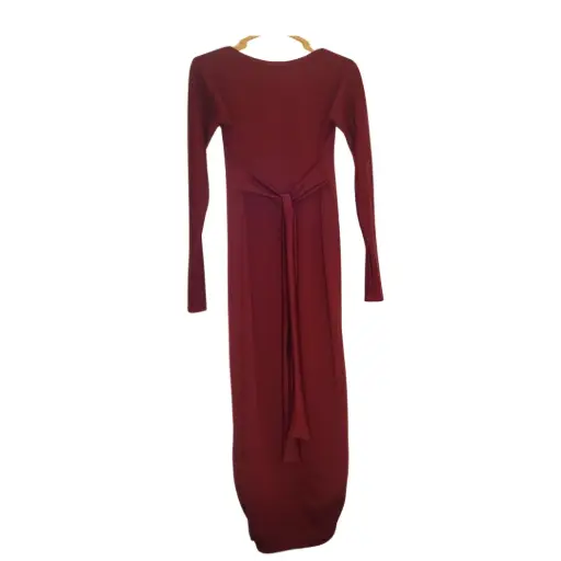 [5041901.11] Vestido de maternidad Color Vino - Talla S