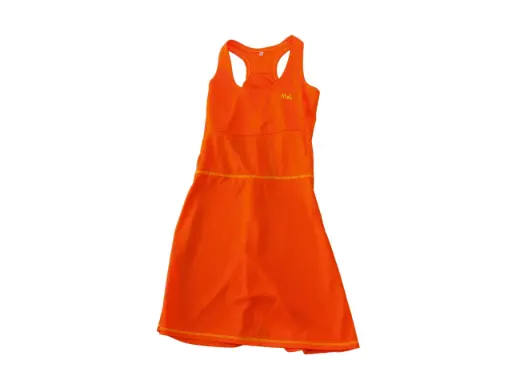 [3315458.10] Vestido de tenis para niña (Naranja) Talla 14