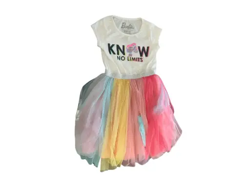 Vestido Barbie XS 4-5