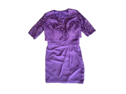 [2015699.2] Traje dos piezas JJ's House Color Morado Talla M
