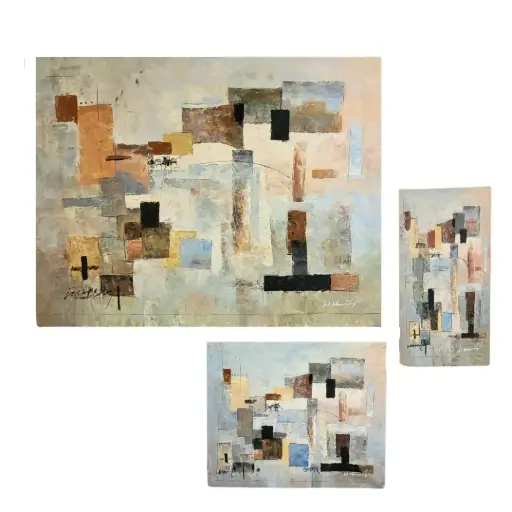 [3354471.7] Juego de cuadros abstractos - tres piezas