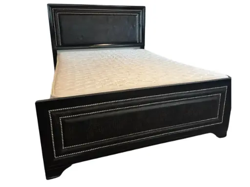 [4267893.4] Cama elegante con somier y respaldar