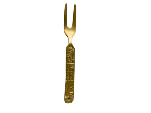 [1028667.8] Adorno tenedor de bronce