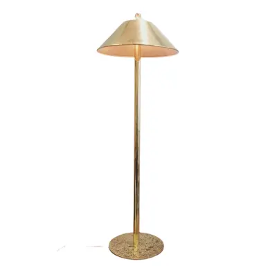 [vero.11] Lámpara de pie dorada estilo vintage