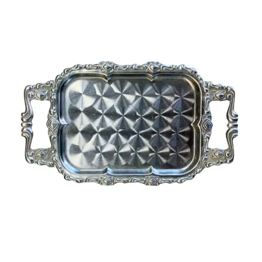 [2477594.16] Bandeja pequeña de acero inoxidable