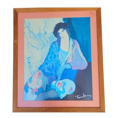 [246810.7] Cuadro abstracto MUJER (Litografía)