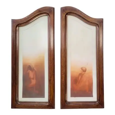 [246810.9] Cuadro dividido HOMBRE - MUJER (Acuarela)