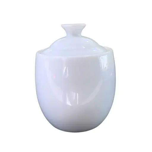 [2315273.20] Azucarero blanco con tapa