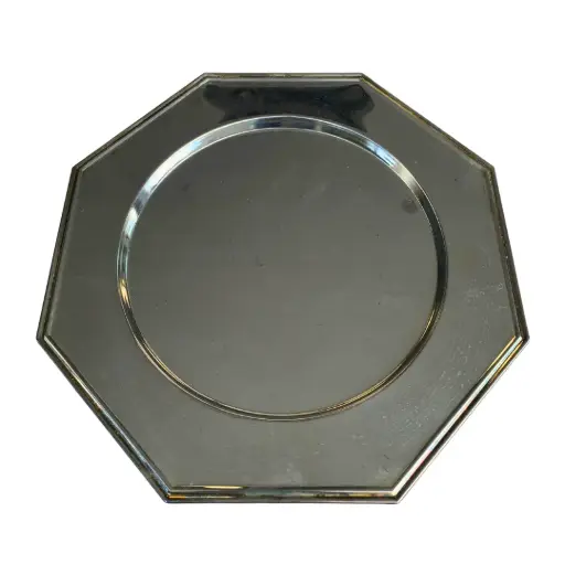 [3333906.12] Platos base decorativos en forma hexagonal 6 unidades